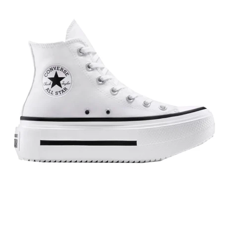 Championes Converse Dama -CTAS LIFT DOUBLE STACK HI- A12976C WHITE