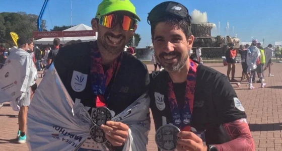 Mariano Battaglia y Daniel Davrieux: oro, guía y pasión New Balance en Chicago